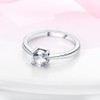 KUNSIR 925 Sterling Silver Rings for Women, True Love Knot