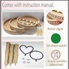 3 Tiered Tray Wooden Serving Stand Small Beaded Tray for