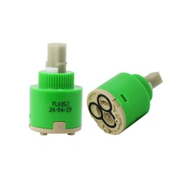 Replacement Belanger FC9M6 Hain Yo FL02GJ 35mm Single Lever Faucet Cartridge, (1 Pack) OEM Faucet Cartridges, Bathroom Ceramic Cartridges, Fits 35mm Faucets, 1 3/8"