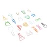 100Pcs Cute Paper Clips 20 Shapes Adorable Fun Metal Paper