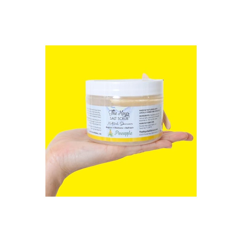 The Keys Salt Scrub (Plantation Pineapple, 350ml) - The Keys