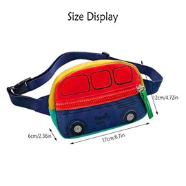 Bum Bag Kids, Zliger Car Shape Travel Bum Bag, High Capacity, Boys Outdoor for Kids Boys Girls