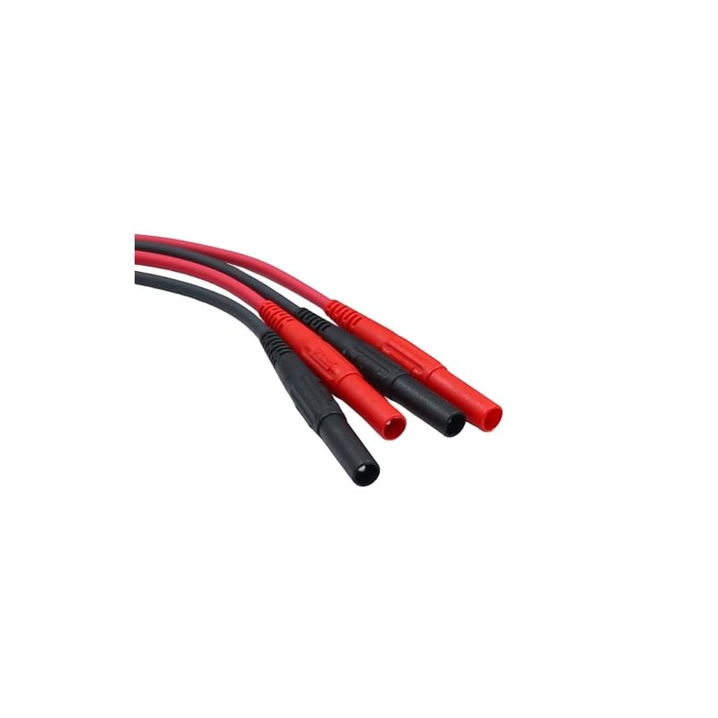 WITTKOWARE Professional Test Lead Set, Cable Length 2 m, Red/Black