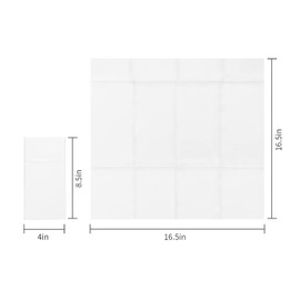 KAMMAK White Napkins Dinner Paper with Pocket 200 Pack Disposable Linen Feel Wedding Reception Napkins Bulk for Decorations Restaurant Guest Hand Towel Lunch Napkin for Bathroom (16.5 x 16.5 inch)