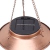 Solar Bird Feeder for Outdoors Hanging Exquisite Hollow Pattern Waterproof