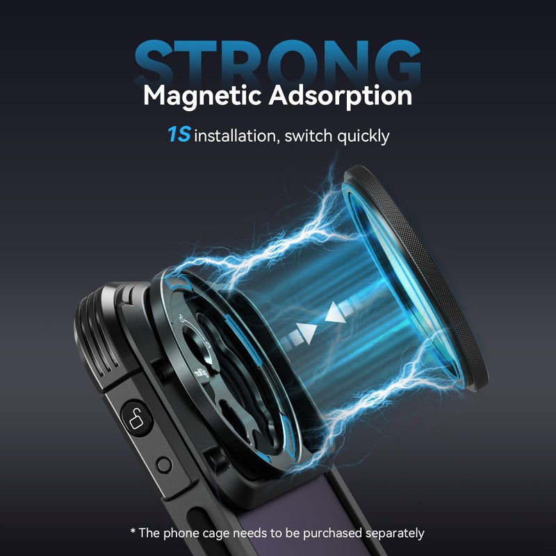 SMALLRIG 52mm Magnetic Circular Polarizers Filter Kit (Magnetic Polarizing Filter