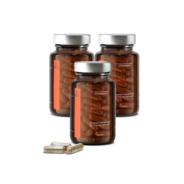 Broccoli Capsules - 50 mg Sulforaphane per Broccoli Capsule -