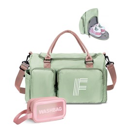 Elilier Duffle Bag, Gifts for Daughter, Initial Travel Duffel Bag, Monogram Overnight Bag, Gift for Friend Sister Women gifts