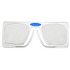 Unisex Portable Reading Glasses, Nose Resting Reader + 1.75 Blue
