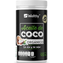 Aceite de coco ORGÁNICO 930ml, sin sabor y sin olor, primer prensado en frio, certificado orgánico nacional e internacional.
