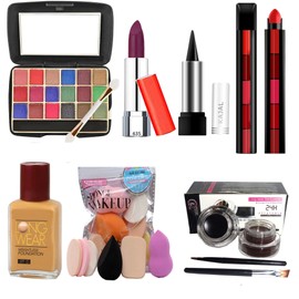 Volo Festive All In One Waterproof Makeup Kit For Women/Girls 15Pcs. 16A5