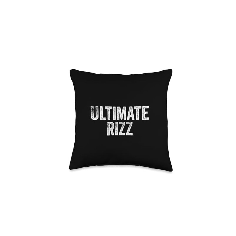 W Rizz Rizzler Designs Funny Ultimate Rizz Meme Line Throw
