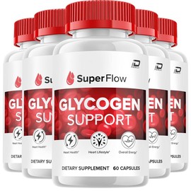 Super Flow (5 Pack) Super Flow Capsules - SuperFlow All Natural Formula, Maximum Strength