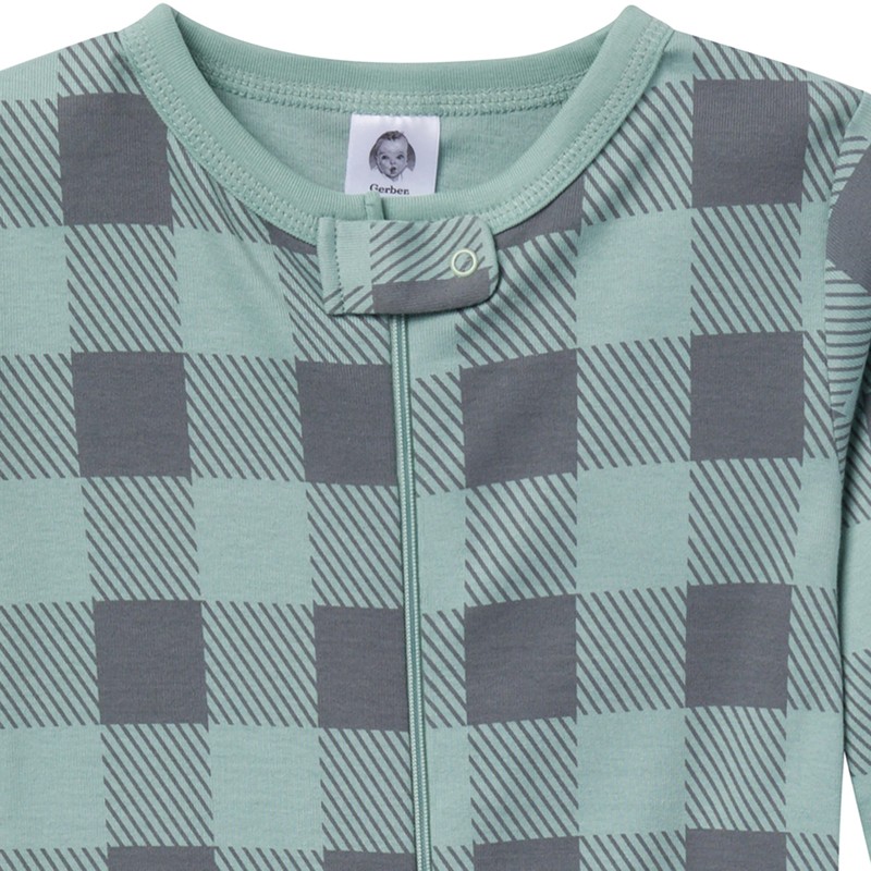 Gerber Baby-Boys 2-Pack Footed Pajamas, Desert Animals