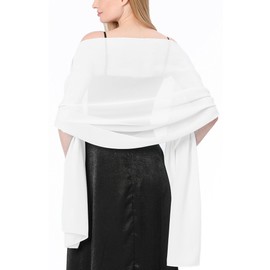 Maeau Women's Scarf, Thin, Shawl, Scarf, Large, For Spring, Summer, Autumn, Lace, Cooling Protection, UV Protection, Present, Wedding, Invitations, After-party, Party, #K