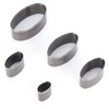 5Pcs Leather Punch Die Set Cutter Hollow Oval Cutting Mold