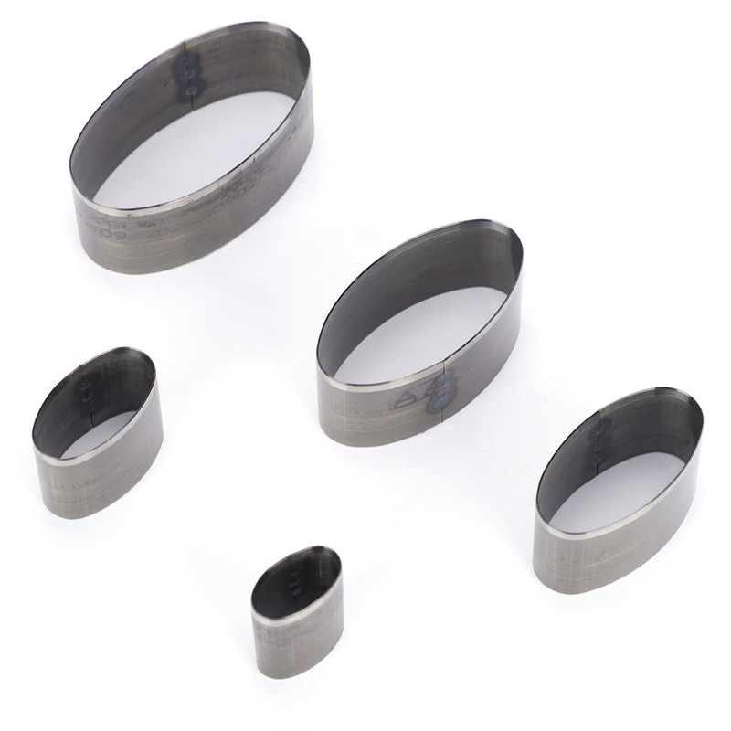 5Pcs Leather Punch Die Set Cutter Hollow Oval Cutting Mold