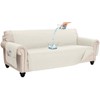 CAPALOCA 100% Waterproof Couch Covers for Pets Anti Slip Sofa