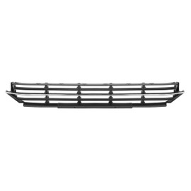 HECASA Lower Grille Compatible with 2012-2015 Volkswagen Passat Replacement for 5618536779B9 VW1036126 Front Bumper Cover Grill Plastic Black+Silvery