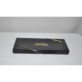 Bob Mackie Wearable Art Imperial Paisley Square Scarf W/Gift Box --Purple Multi