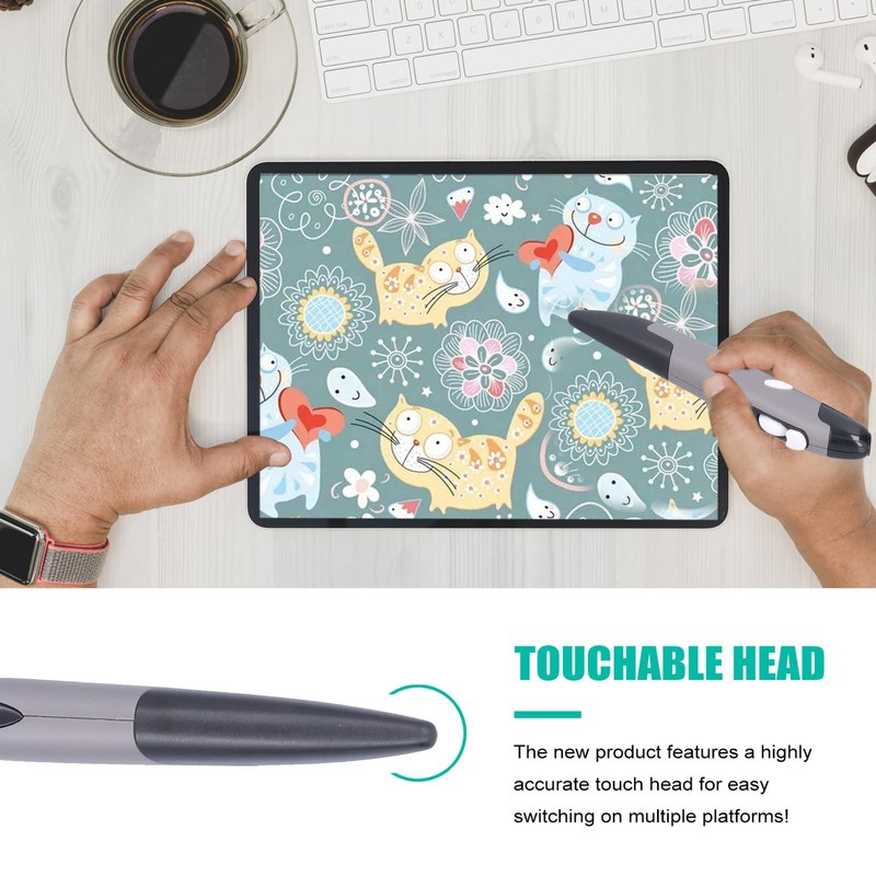 Annadue Wireless Optical Pocket Pen Mouse, Ergonomics 2.4G USB Wireless