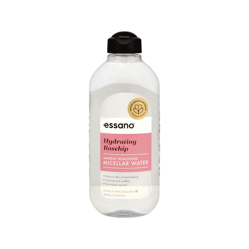 Essano - Limpiador facial suave de agua micelar, 400 ml