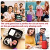 ZTBFHLZQ Set of 4 Playing Cards Box, Card Box, Playing