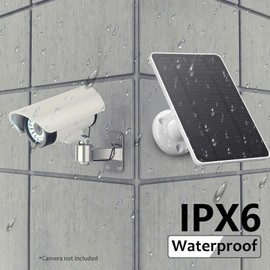 Panel Solar para Cámara, Cargador de Panel Solar para Cámara Tipo C Salida 10W Cargador de Batería de Cámara para Electrodomésticos