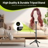 Yekavo Mannequin Head Stand 75cm Max, Adjustable Wig Head Tripod