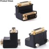 DTech DVI-I Female to DVI-D Male Right Angle Adapter DVI