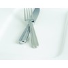 Fortessa Metropolitan 18/10 Stainless Steel Flatware, 5 Piece Place Setting,