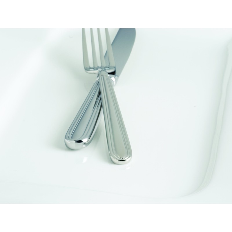 Fortessa Metropolitan 18/10 Stainless Steel Flatware, 5 Piece Place Setting,