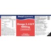 Omega 3, 6 & 9 1000mg - 240 Kapseln -