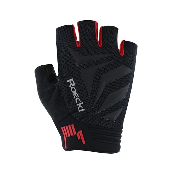 Roeckl Sports Isera 2 Fahrrad Handschuhe kurz schwarz/rot 2025: Größe: