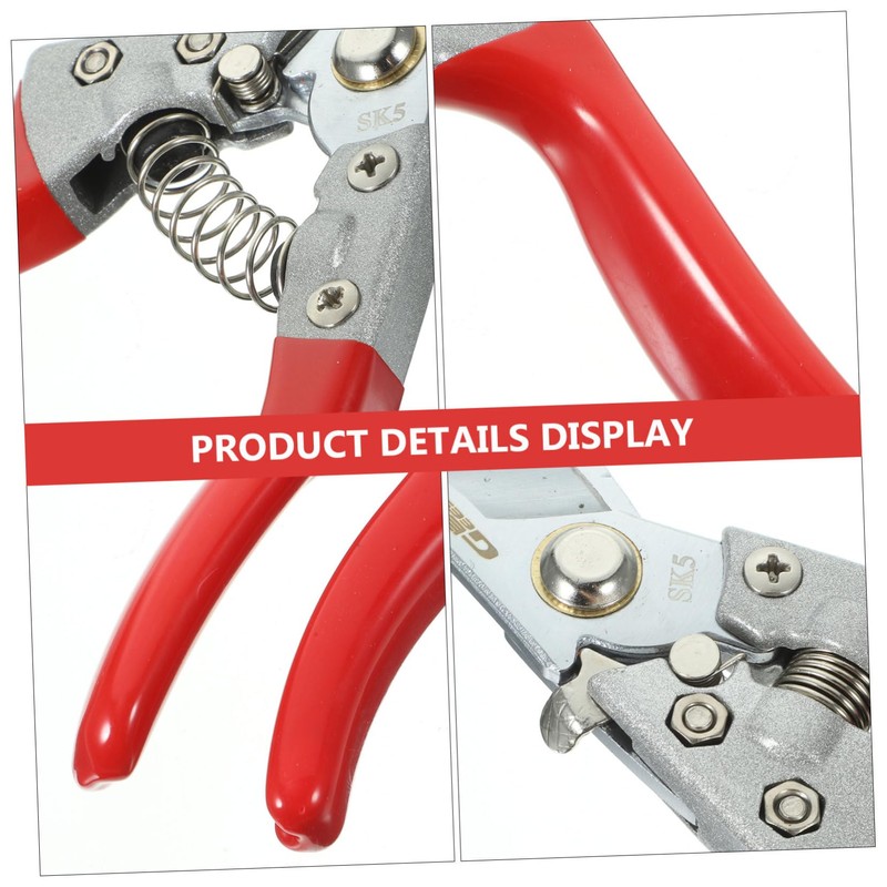 Kisangel Steel Fruit Flower Leaf Trimmer Multi-functional Pruning Scissors for