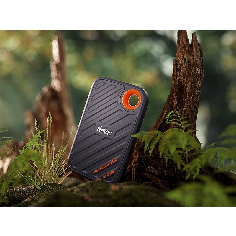 Netac 512GB Extreme Portable SSD External Solid State Drives Up