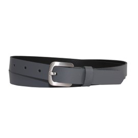 Vascavi Genuine Leather Belt, Denim Belt, Hip Belt, Made in Germany, 2 cm Wide and Approx. 0.25 cm Thick, gray