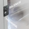 BrainExploder Door Silencer Strike Plate - Flexible, Noise Eliminating Fix