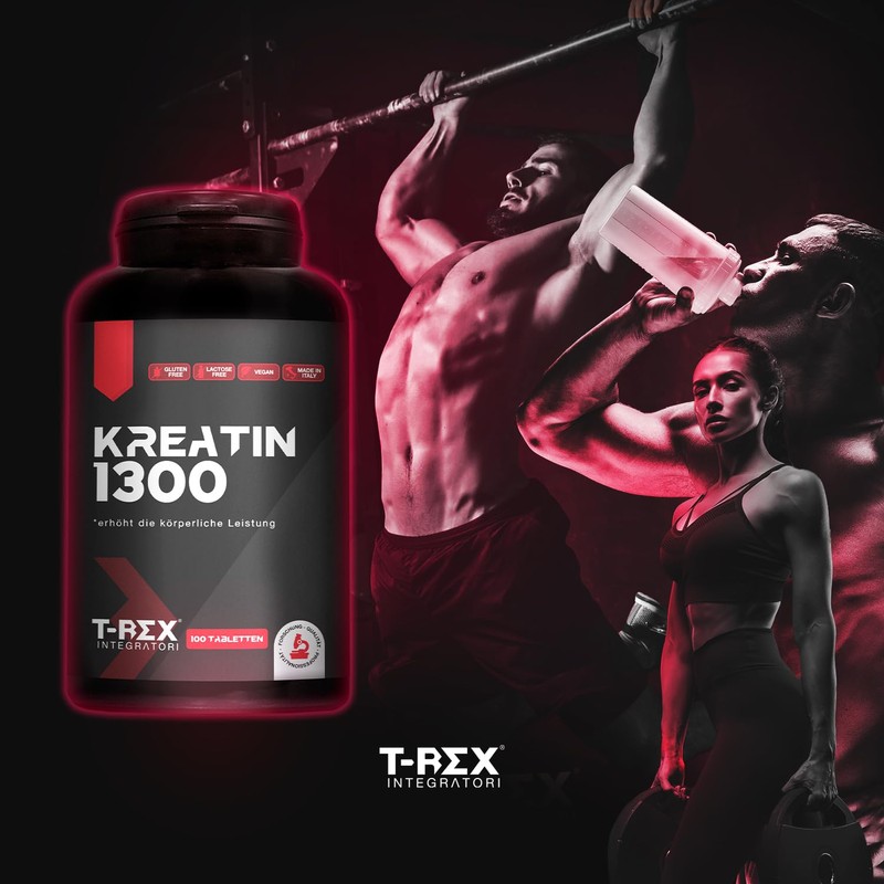 T-Rex Integratori T-Rex Dietary Supplement, Creatine Monohydrate - Muscle Mass