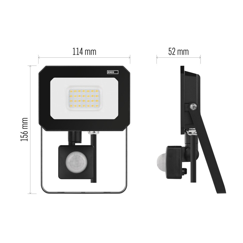 EMOS SIMPO LED Spotlight 20 W with Motion Sensor Waterproof