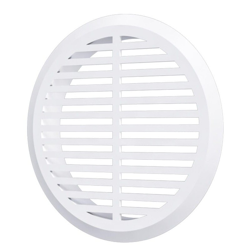 4 x 43mm Overflow Round Ventilation Grilles - Plastic Air