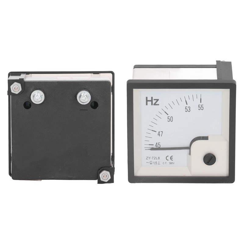 AC Frequency Meter 45 To 55Hz 1.5 Class Accuracy 72x72mm