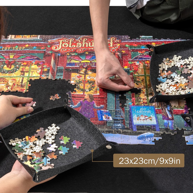 Tektalk Higher-Capacity Design with 6 Felt Sorting Trays, Jigsaw Puzzle