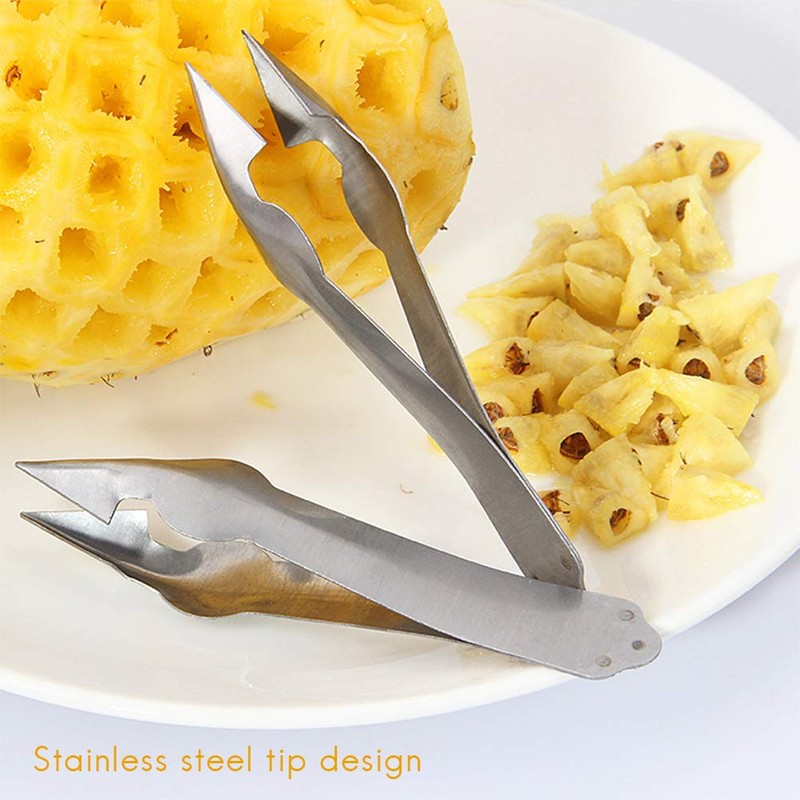 Leikance 2 x Stainless Steel Pineapple Eye Peeler