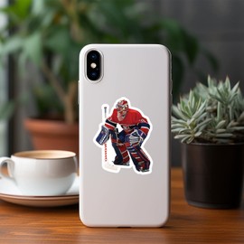50 Pcs Ice Hockey Stickers for Kids Teens Adults Boys Girls Gift,Funny Sports Stickers Pack for Laptop,Skateboard,Luggage,Car,Bike,Cup,Computer,Water Bottle Decor,Vinyl Waterproof Stickers