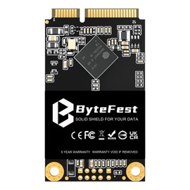 ByteFest SSD 1TB mSATA Mini SATA III 6 Gb/s Internal Solid State Drive(30x50mm), High Performance, 3D NAND, Upgrade storage for laptop and desktop