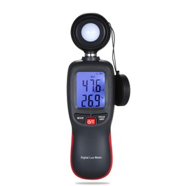 YaSao Digital Lux Meter LCD Display Handheld Illuminometer Mini Luminometer Photometer Luxmeter Light Meter 0-200000 Lux with Max/Min/Data Hold Mode