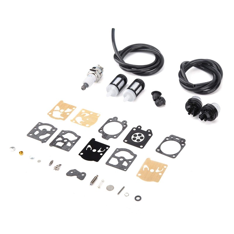 Carburetor Repair Kit Primer Bulb Fuel Line Filter Fit for