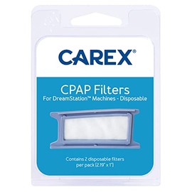 Carex CPAP Filters for DreamStation Machines, Disposable - 2 ct