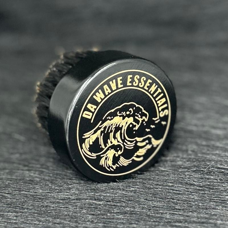 360 Wave Circular Crown Brush - Color: Black